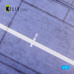 HMS Indomitable Front Lift  1942   - Base - Acrylic 3 mm (280 x 180 mm) (170 g) (1/72) - Image 3