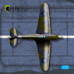 HMS Indomitable Front Lift  1942   - Base - Acrylic 3 mm (280 x 180 mm) (170 g) (1/72) - Image 5