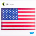 USA Flag - Base - Acrylic 3 mm (280 x 180 mm) (170 g) (1/72)