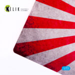 Japan Naval Flag - Base - Acrylic 3 mm (280 x 180 mm) (170 g) (1/72) - Image 3