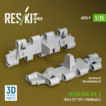 Merkava Mk.3 track set Type 1 (Workable) for Meng/HobbyBoss kit (3D Printed) (1/35) - Image 3