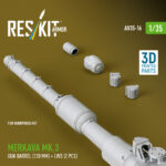 Merkava Mk.3 gun barrel (120 mm) + LWS (2 pcs) for HobbyBoss Kit (3D Printed) (1/35) - Image 3