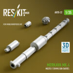 Merkava Mk.4 MG253 (120mm) gun barrel for Meng/HobbyBoss kit (3D Printed) (1/35) - Image 2