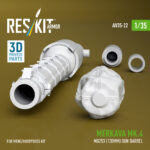 Merkava Mk.4 MG253 (120mm) gun barrel for Meng/HobbyBoss kit (3D Printed) (1/35) - Image 3