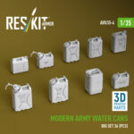 Modern army water cans, big set (3D Printed) (1/35)