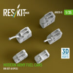 Modern army fuel cans, big set (3D Printed) (1/35) - Image 3