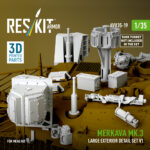 Merkava Mk.3 large exterior detail set V1 for Meng kit (3D Printed) (1/35) - Image 2