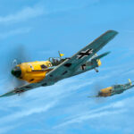 German WWII Fighter MESSERSCHMITT Bf 109 E-4 (1/48)