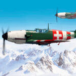 Swiss Air Force Fighter MESSERSCHMITT Bf 109 E-3a (1/48)