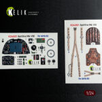 Spitfire Mk VIII interior 3D decals for Airfix kit (1/24)