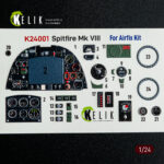 Spitfire Mk VIII interior 3D decals for Airfix kit (1/24) - Image 2
