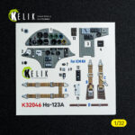Hs-123A-1 - interior 3D decals for ICM kit (1/32)