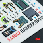 Harrier GR1/GR3 interior 3D decals for Kinetic kit (1/48) - Image 2