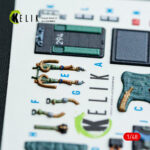 Harrier GR1/GR3 interior 3D decals for Kinetic kit (1/48) - Image 3