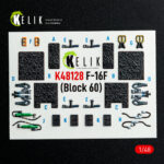 F-16F Block 60 - interior 3D decals for Hasegawa kit (1/48) - Image 3