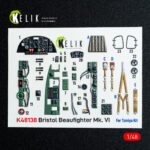 Bristol Beaufighter Mk.VI - interior 3D decals for Tamiya kit (1/48)