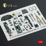 Bristol Beaufighter Mk.VI - interior 3D decals for Tamiya kit (1/48) - Image 2