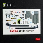 AV-8B Harrier - interior 3D decals for Hasegawa kit (1/48) - Image 3