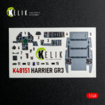 HARRIER GR3 - interior 3D decals for Kinetic kit (1/48) - Image 3