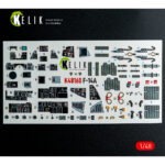 F-14A - interior 3D decals for Hasegawa kit (1/48)
