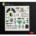 MC.200 - interior 3D decals for Italeri kit (1/48)