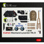 Westland Lysander Mk.III - interior 3D decals for Eduard kit (1/48)