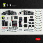 H-34A/UH-34D - interior 3D decals for Italeri kit (1/48)