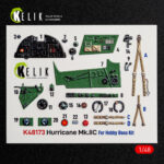 Hurricane Mk.IIC - interior 3D decals for HobbyBoss kit (1/48)