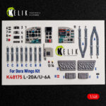 L-20A/U-6A - type 2 interior 3D decals for Dora Wings kit (1/48)