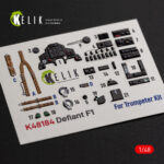 Defiant F1 - interior 3D decals for Trumpeter kit (1/48) - Image 2