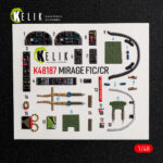 Mirage F1C/CR - interior 3D decals for Italeri kit (1/48)