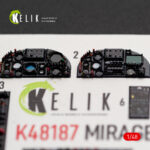Mirage F1C/CR - interior 3D decals for Italeri kit (1/48) - Image 3