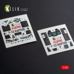F-22 Raptor - interior 3D decals for Hasegawa kit (1/48) - Image 2
