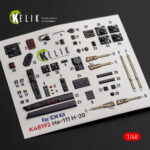 He-111 H-20 - interior 3D decals for ICM kit (1/48) - Image 2