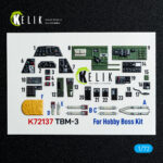 TBM-3 Avenger - interior 3D decals for HobbyBoss kit (1/72)