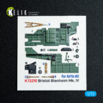 Bristol Blenheim Mk.IV - interior 3D decals for Airfix kit (1/72)