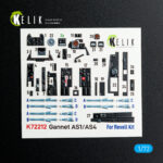 Gannet AS1/AS4 - interior 3D decals for Revell kit (1/72)
