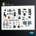 F-14D Super Tomcat - interior 3D decals for HobbyBoss kit (1/72)