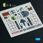 AV-8A Harrier (late) - interior 3D decals for Italeri kit (1/72) - Image 2