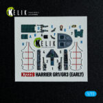 Harrier Gr1/Gr3 (Early) - interior 3D decals for Italeri kit (1/72)
