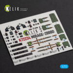 Mirage-2000D  -  interior 3D decals for DreamModel kit (1/72) - Image 2