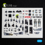 F-14D Tomcat  -  interior 3D decals for Tamiya kit (1/72)