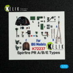 Spitfire PR A/B/E Types - interior 3D decals for IBG Models kit (1/72)