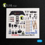 Sunderlend MkI/II  -  interior 3D decals for Special Hobby kit (1/72)