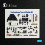 SB2C-4  -  interior 3D decals for Academy/Special Hobby kit (1/72)