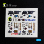 Bf-109 F-2/F-4  -  interior 3D decals for Eduard kit (1/72)