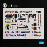 He-162 Spatz  -  interior 3D decals for Special Hobby kit (1/72)