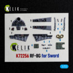 RF-8G -  interior 3D decals for Sword kit (1/72)