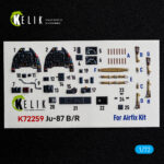 Ju-87 B/R -  interior 3D decals for Airfix kit (1/72)