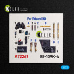 Bf-109K-4  -  interior 3D decals for Eduard kit (1/72)